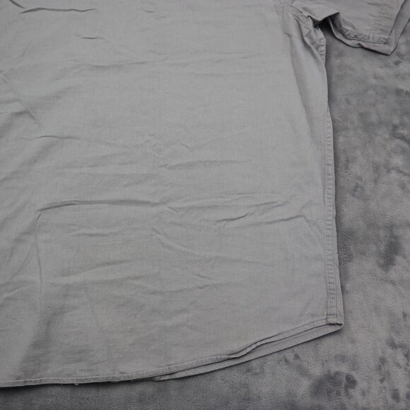 Wrangler Shirt Mens 2XL Gray Cowboy Western Workwear Hike Fish Dress Button Up - Picture 16 of 16